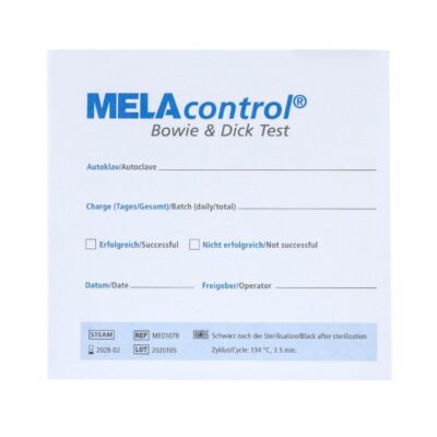 MELAcontrol Bowie & Dick Test Zubehör 2024-07-27